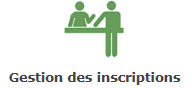 gestion des inscriptions